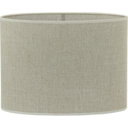 Kap ovaal recht smal 38-17,5-28 cm BRESKA parel wit - 1