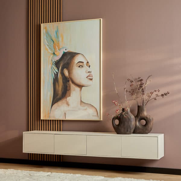 Zwevend TV Meubel Vision Sand 200 cm - 1