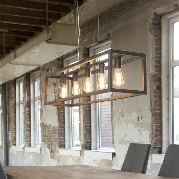 Hanglamp 5L Rechthoek - 1