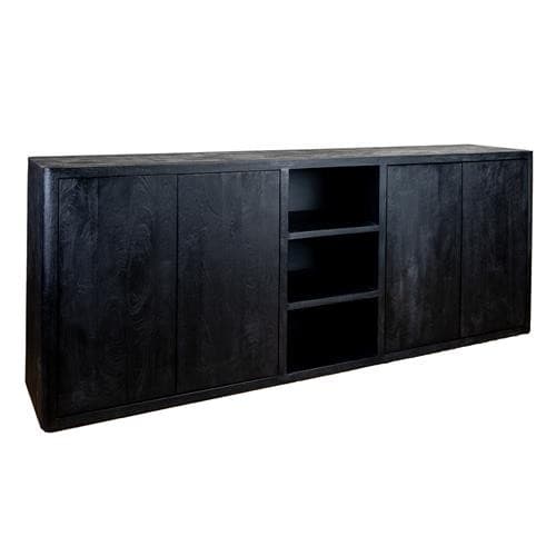 Dressoir Tiffany Zwart 220 cm