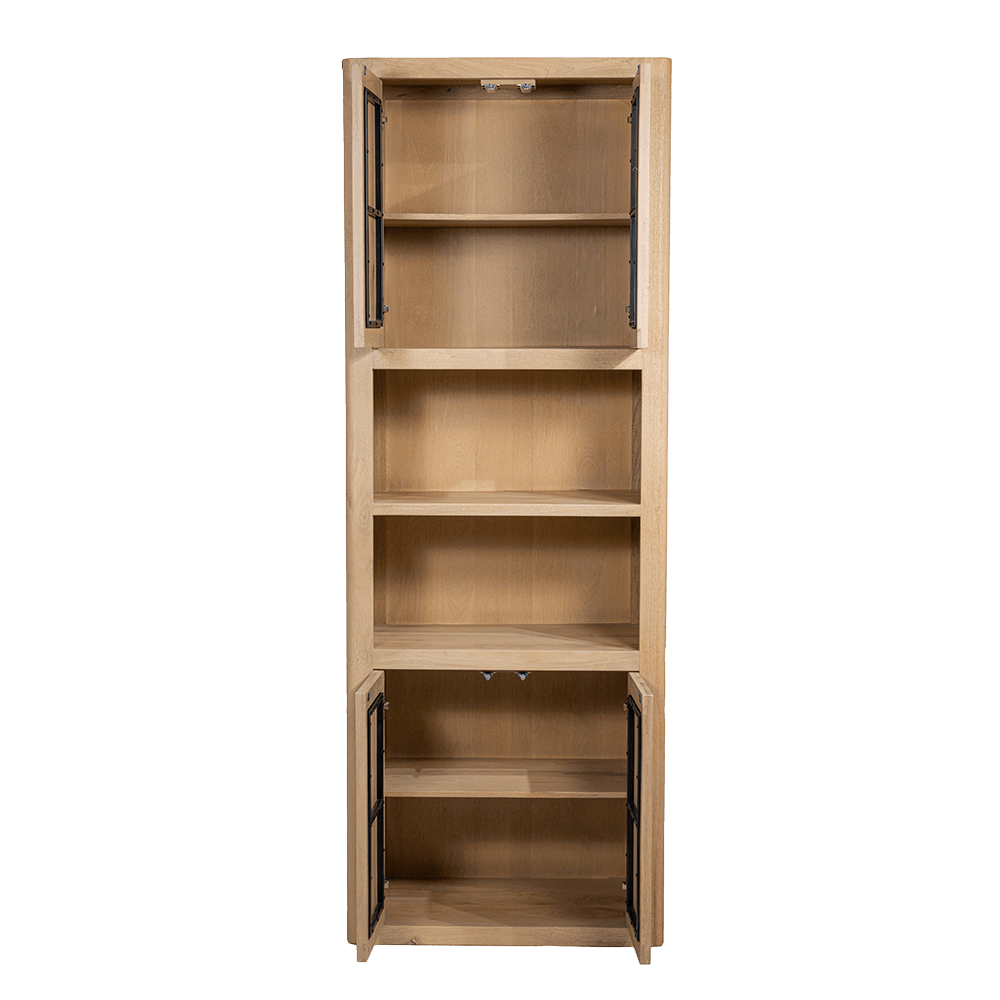 Opbergkast met open vak Tiffany  Naturel 80 cm - 3