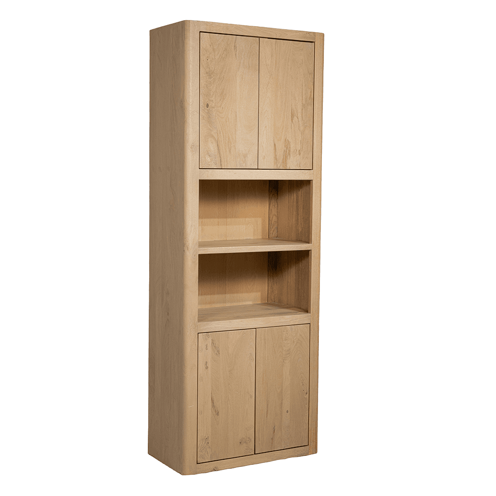 Opbergkast met open vak Tiffany  Naturel 80 cm - 1