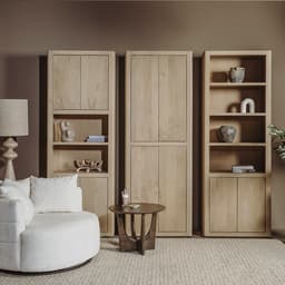 Opbergkast met open vak Tiffany  Naturel 80 cm - 4