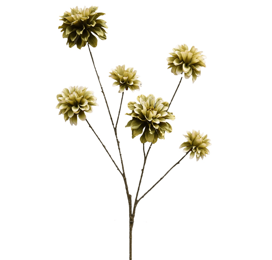 Dalhia 112 cm - groen - 1