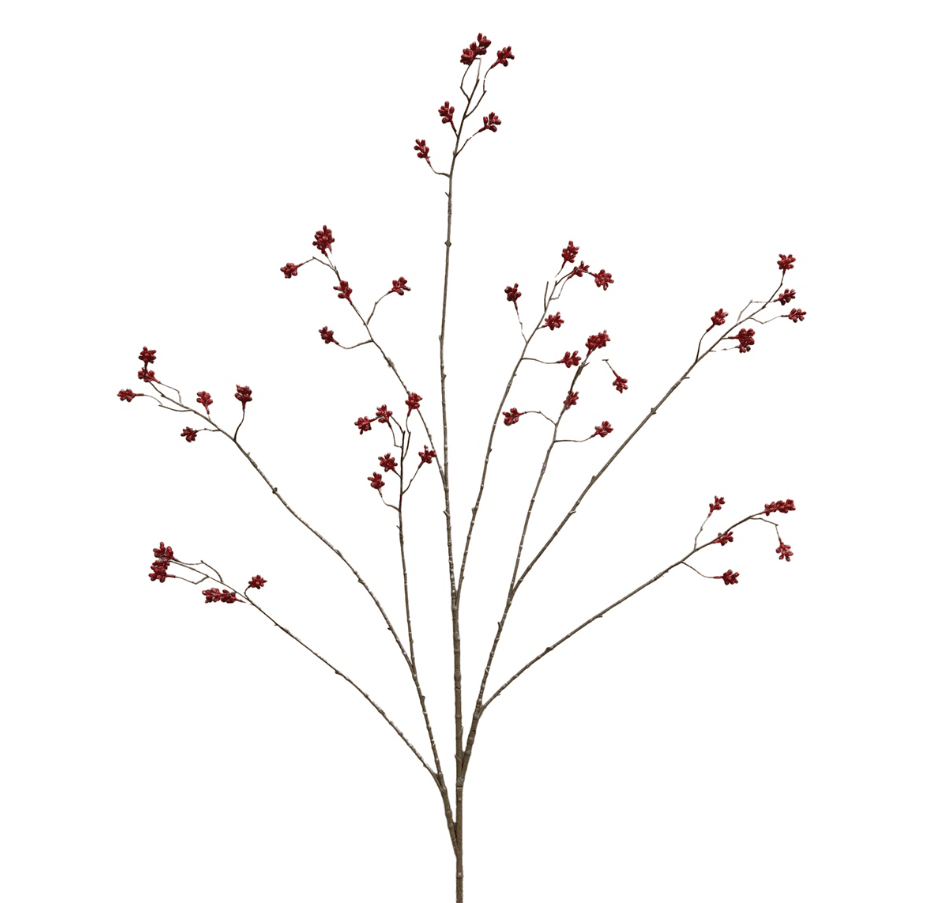Bergpeper tak 137 cm - Donkerroze