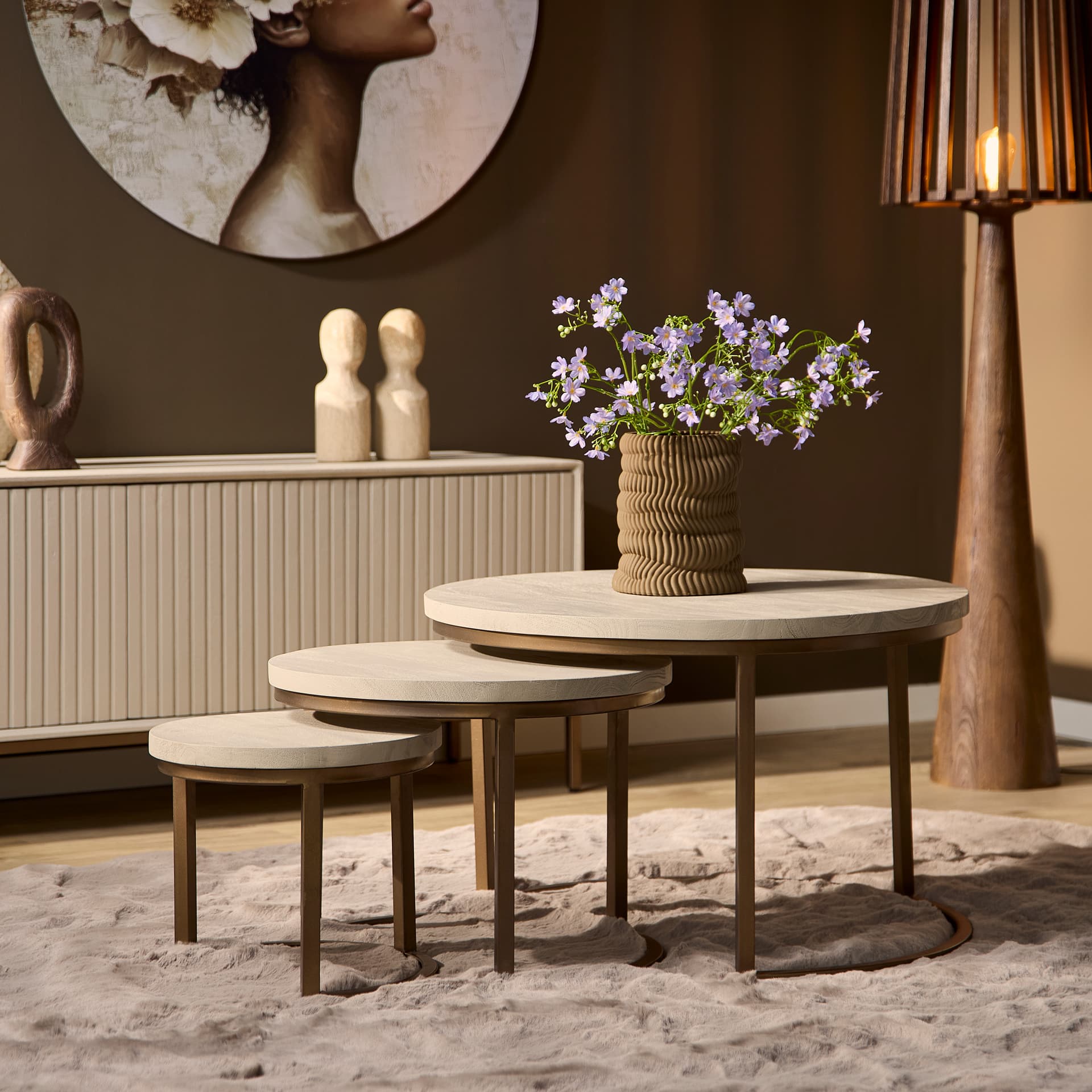 Salontafelset Madison Sand
