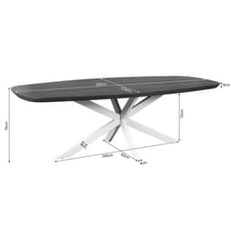 Eettafel Madison Deens Ovaal 240 cm - 4