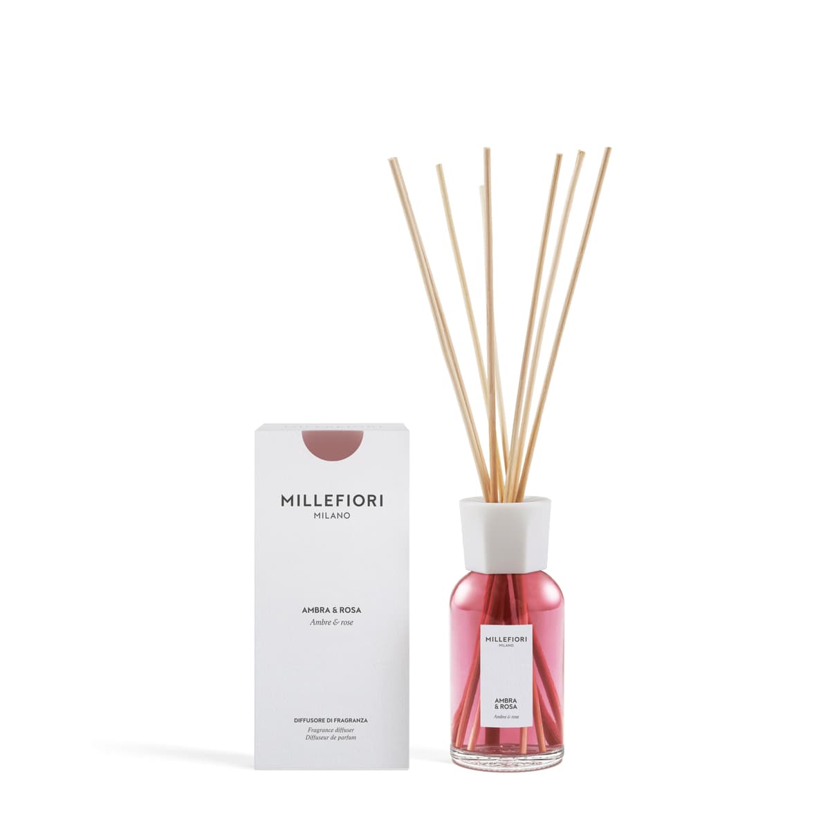 MM New Milano Reed Diffuser 250 ml Ambra & Rosa - 1
