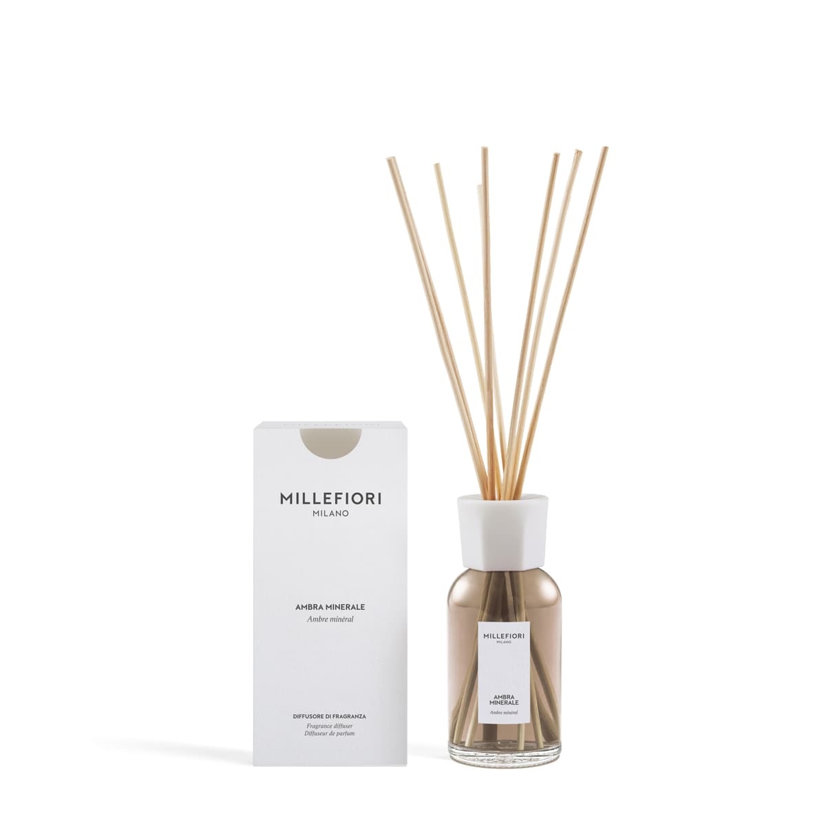 MM New Milano Reed Diffuser 250 ml Ambra Minerale - 1