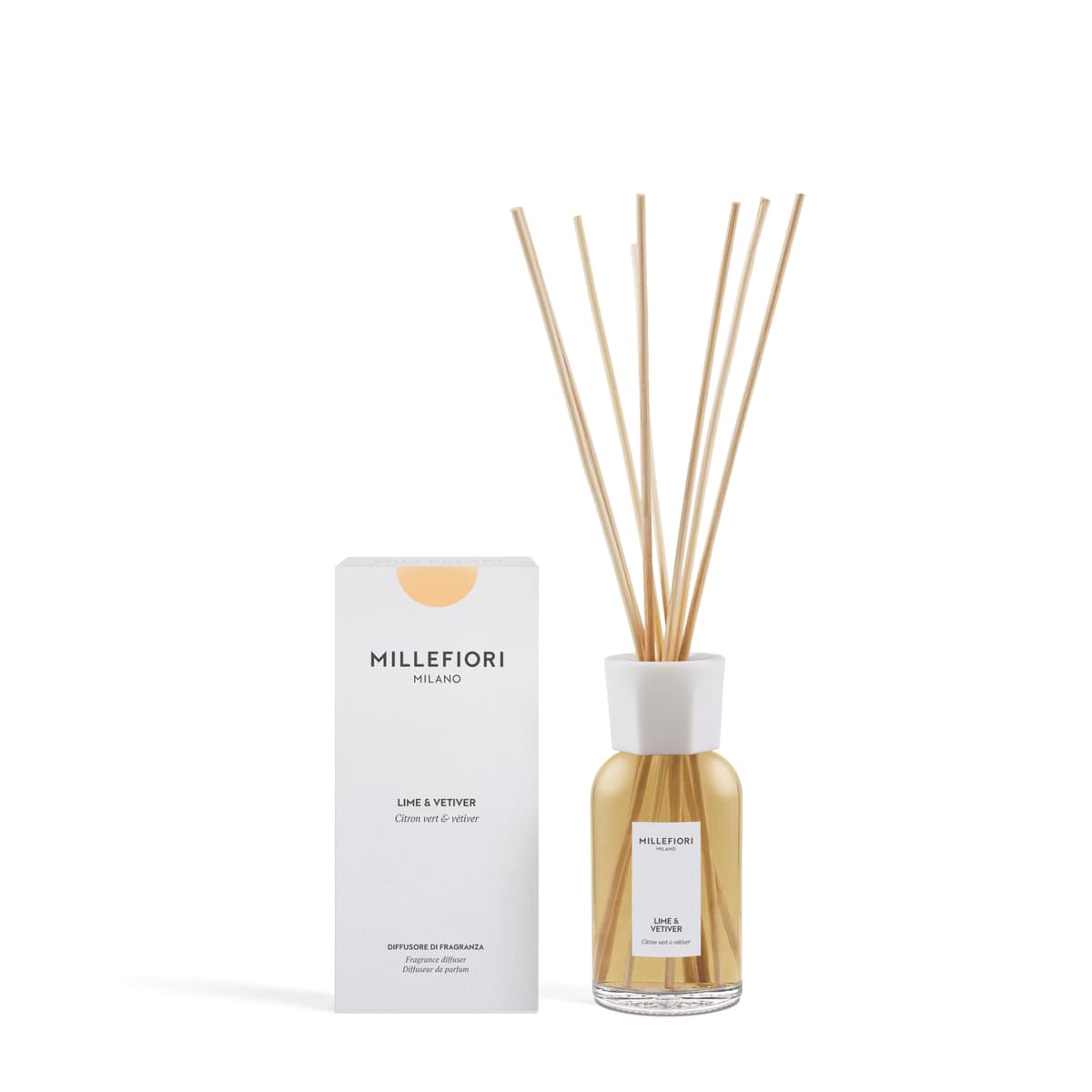 MM New Milano Reed Diffuser 250 ml Lime & Vetiver - 1