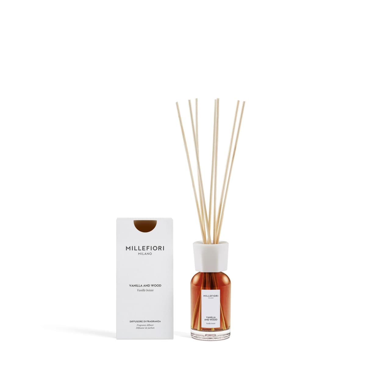 MM New Milano Reed Diffuser 100 ml Vanilla & Wood - 1