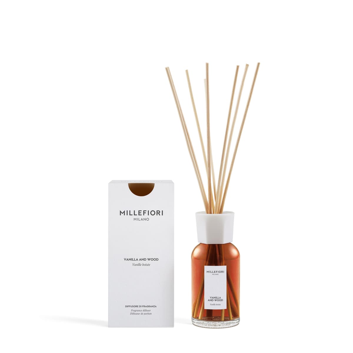 MM New Milano Reed Diffuser 250 ml Vanilla & Wood - 1