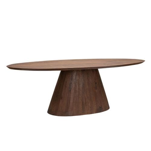 Eetkamertafel Premo Bruin Ovaal 220cm 