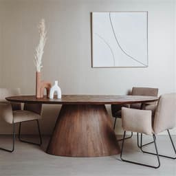 Eetkamertafel Premo Bruin Ovaal 260cm  - 2