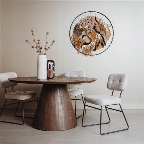 Eetkamertafel Premo Bruin Rond 150cm  - 2