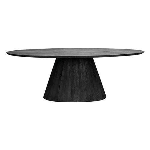 Eetkamertafel Premo Zwart Ovaal 240cm