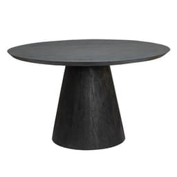 Eetkamertafel Premo Zwart Rond 130cm - 1