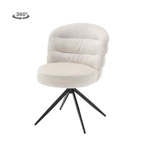 Eetkamerstoel Caroline Draaibaar Almond White