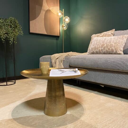 Salontafel Daisy Goud Aluminium 60 cm - 1