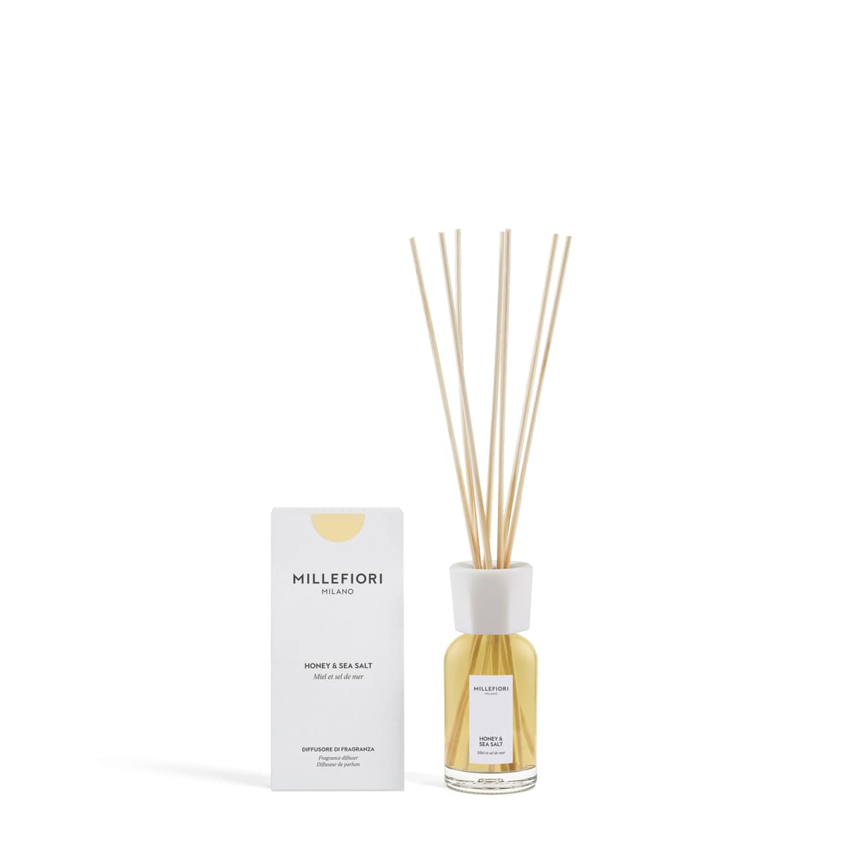 MM New Milano Reed Diffuser 100 ml Honey & Sea Salt - 1