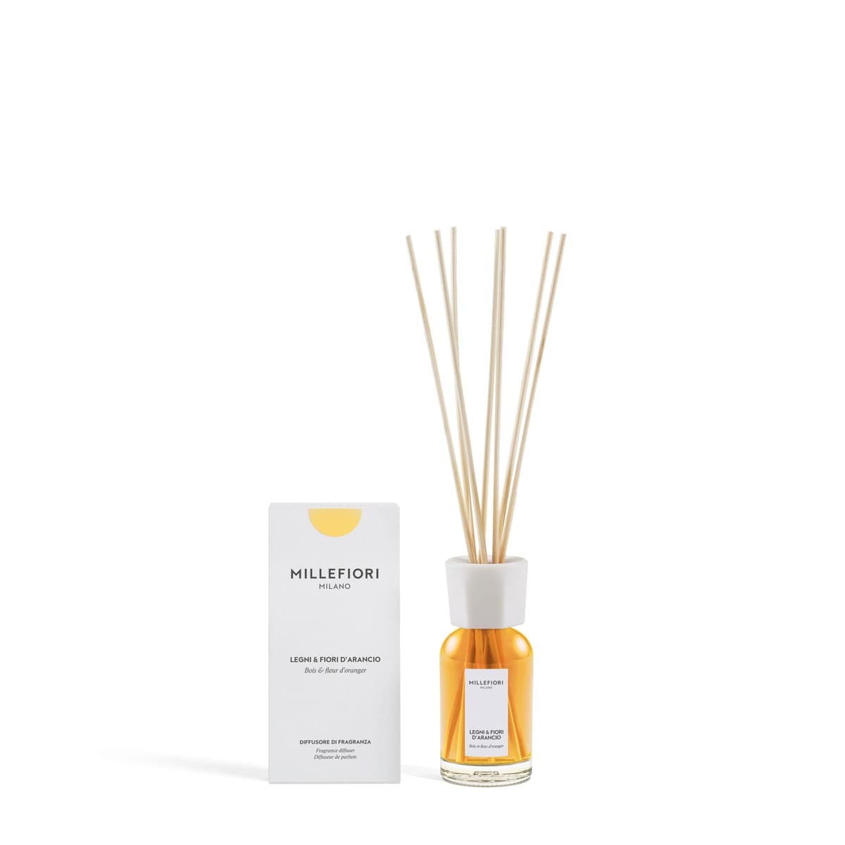 MM New Milano Reed Diffuser 100 ml Legni e Fiori dArancio - 1