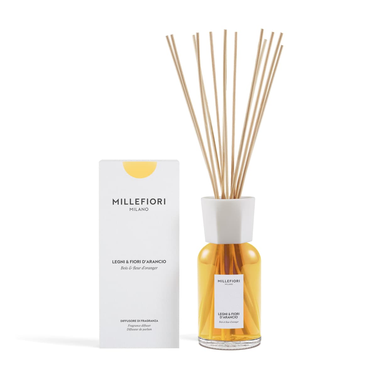 MM New Milano Reed Diffuser 500 ml Legni e Fiori dArancio - 1