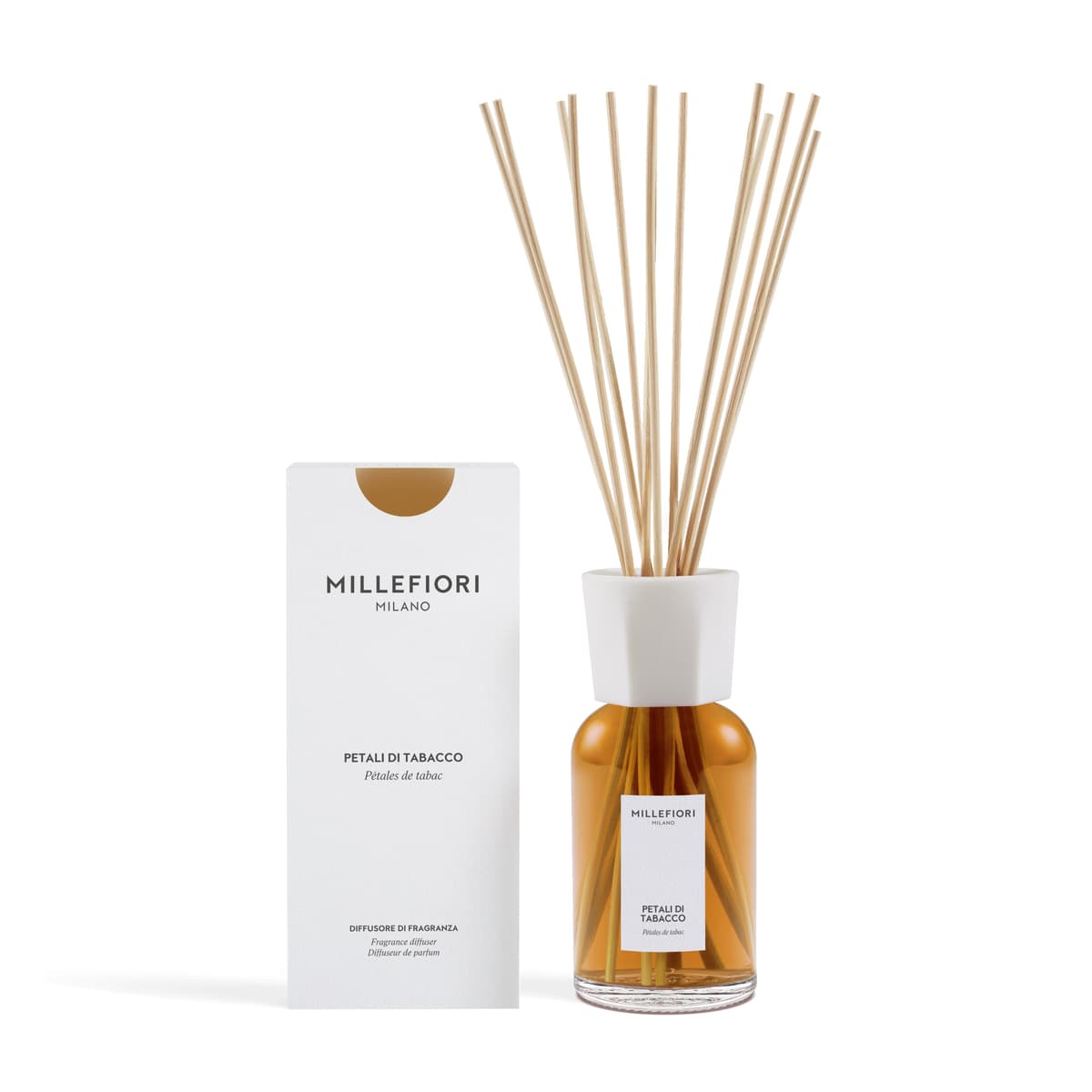 MM New Milano Reed Diffuser 500 ml Petali di Tabacco - 1