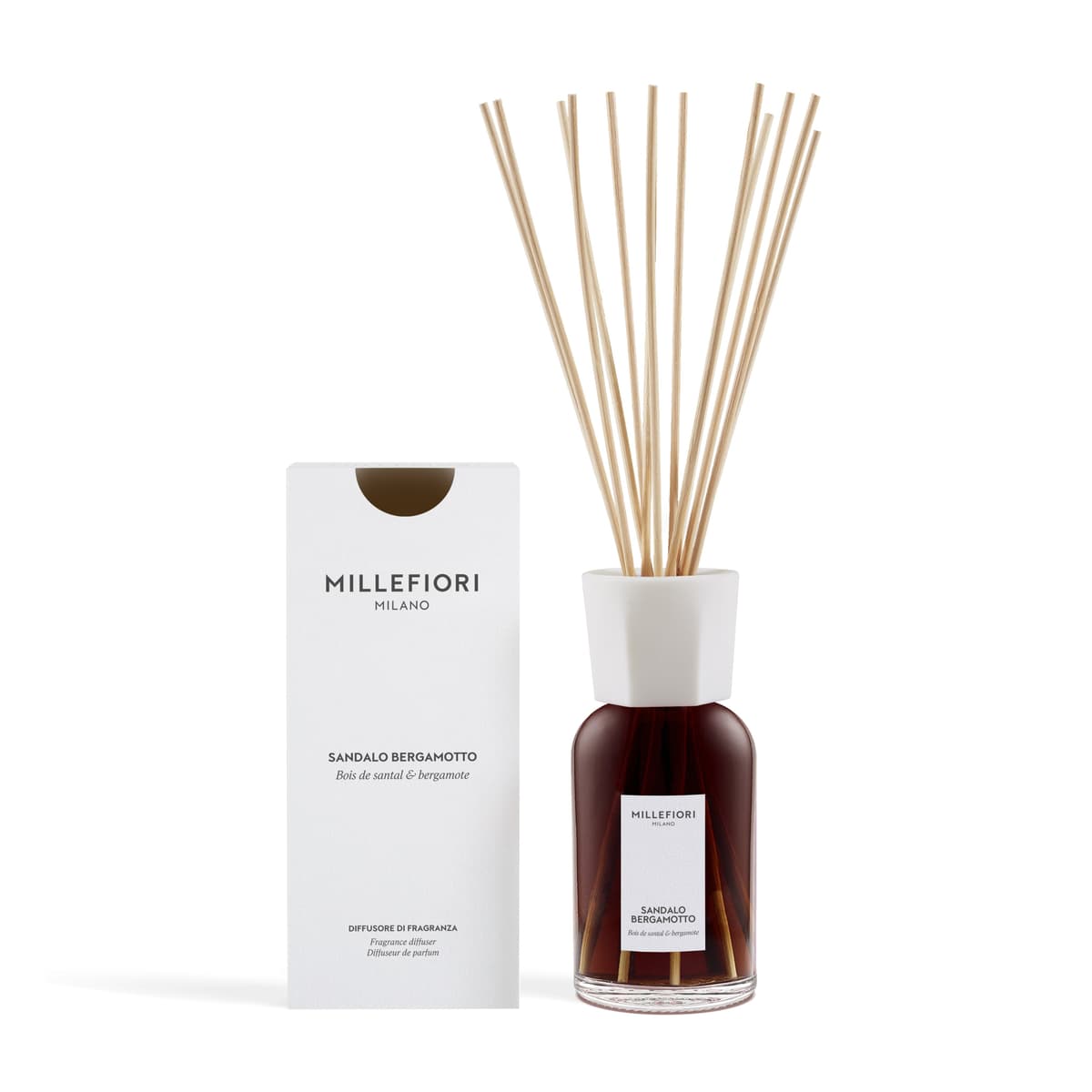MM New Milano Reed Diffuser 500 ml Sandalo Bergamotto - 1