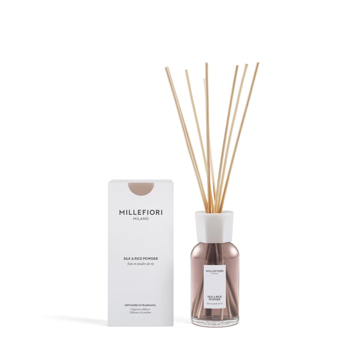 MM New Milano Reed Diffuser 250 ml Silk & Rice Powder - 1