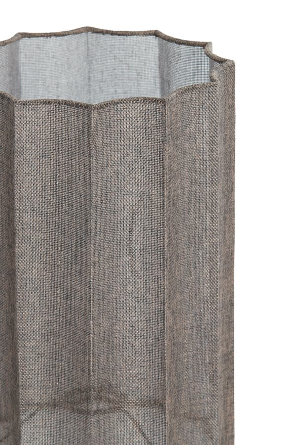 Kap cilinder 24-24-35 cm Disli linnen bruin - 2