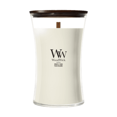 WW White Teak Large Candle - 1